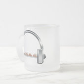 ASMRヘッドフォン フロストグラスマグカップ (正面左)