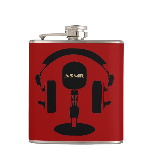 ASMRロゴ フラスク (正面)