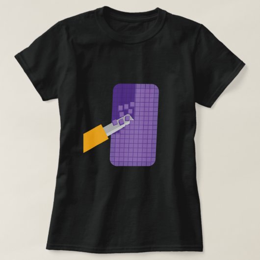 ASMR石おもしろい鹸切断 Tシャツ (デザイン正面)