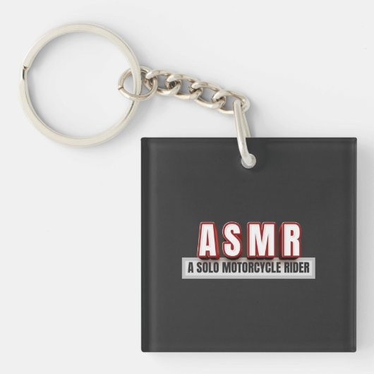 ASMR 単独バイクライダー キーホルダー (正面)