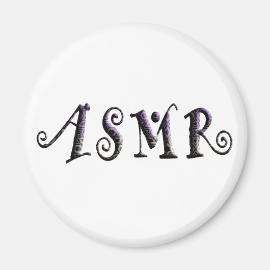 ASMR 3D文字 マグネット (正面)