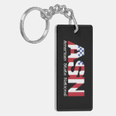 ASN – アメリカ州ナショナル キーホルダー (正面左)