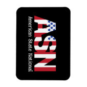 ASN – アメリカ州ナショナル マグネット (縦)