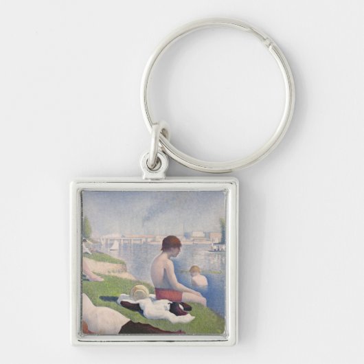 Asni�res 1884年のゲオルゲスピエールSeurat |の水浴者 キーホルダー (正面)