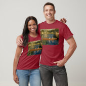 Asnières (スキフ)のルノアールのセーヌ河カリフォルニア1879年 tシャツ (ユニセックス)