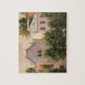 Asnieres 1883年の庭(キャンバスの油) ジグソーパズル (縦)