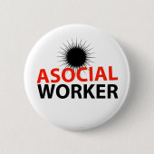 Asocial労働者 缶バッジ (正面)