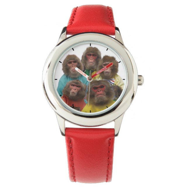 Asomonkey children's watches. Asomonkey子供用 腕時計 (正面)