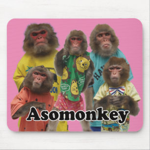 Asomonkey mouse pad version2.　Asomonkeyみんなのマウスパッド2 マウスパッド
