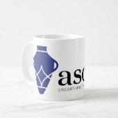 ASOR 11ozのクラシックのマグ コーヒーマグカップ (正面左)