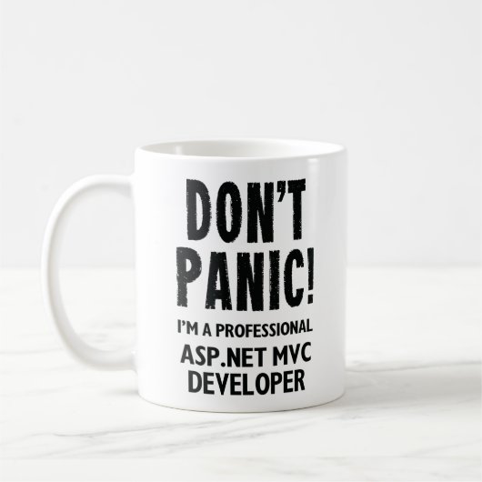 ASP.NET MVC開発者 コーヒーマグカップ (左)