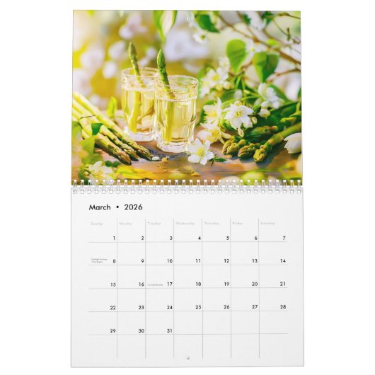 Asparagus Delights – A Culinary Journey Through th カレンダー (3月 2026)