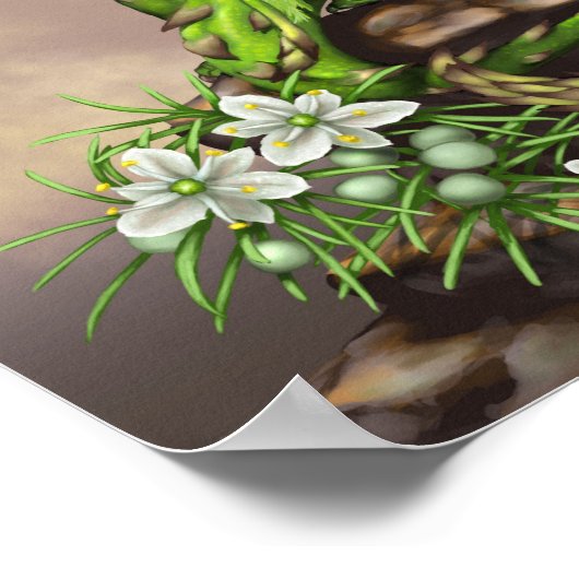 Asparagus Dragon 11x14 (4x6 and up) ポスター (角)