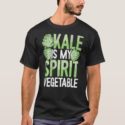 Asparagus Is My Spirit Vegetable Backprint Vegetab Tシャツ (正面)