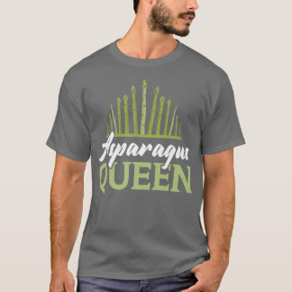 Asparagus Queen Vegan Vegetable Vegetarian Premium Tシャツ