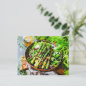 Asparagus Salad with Mixed Greens シーズンポストカード (スタンド正面)