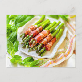 Asparagus Wrapped in Prosciutto シーズンポストカード