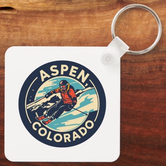 Aspen, Colorado キーホルダー (裏面)