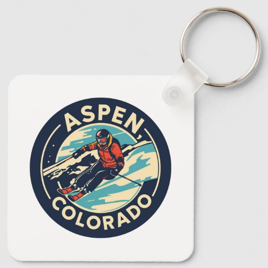 Aspen, Colorado キーホルダー (裏面)