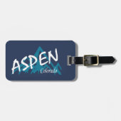 Aspen Colorado Mountains ラゲッジタグ (正面横)