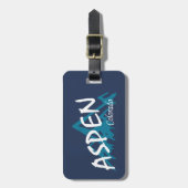 Aspen Colorado Mountains ラゲッジタグ (正面縦)