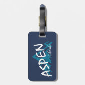 Aspen Colorado Mountains ラゲッジタグ (裏面縦)