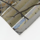 Aspen Groves | Colorado Rocky Mountains フリースブランケット (角)