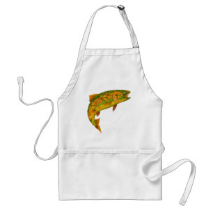 Aspen Leaf Rainbow Trout 2 スタンダードエプロン