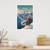 Aspen Ski Poster 1 ポスター (キッチン)