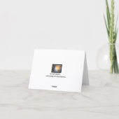 Aspen Thank You Note Card サンキューカード (裏面)