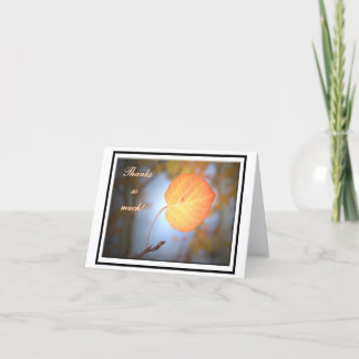 Aspen Thank You Note Card サンキューカード