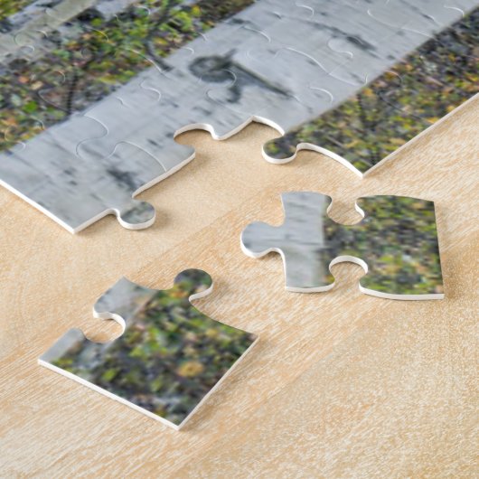 Aspen Tree Trunks | Aspen, Colorado ジグソーパズル (側面)