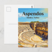 Aspendos Theatre, Serik, Mediterranean ポストカード (正面/裏面)
