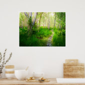 Aspens and Lush Grasses at Convict Lake ポスター (キッチン)
