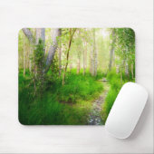 Aspens and Lush Grasses at Convict Lake マウスパッド (マウス)