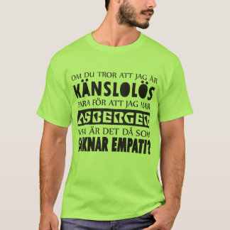Asperger - empati tシャツ