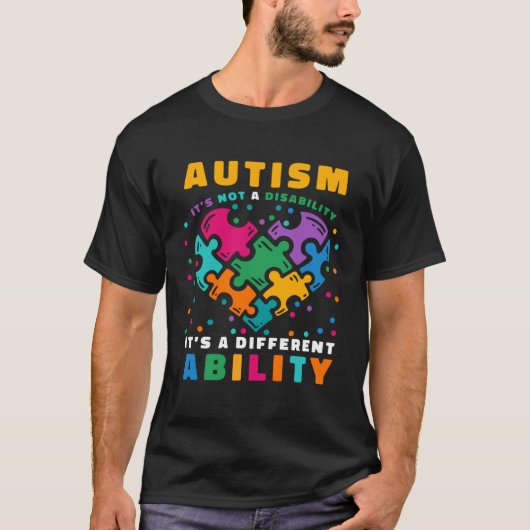 Asperger Syndrome Awareness for Mom Dad Aunt with Tシャツ (正面)