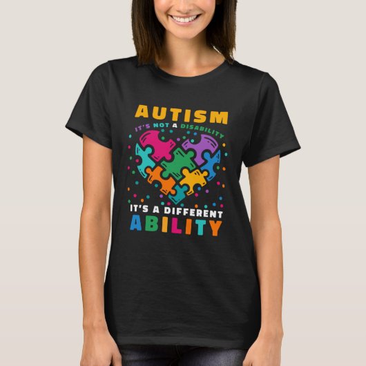 Asperger Syndrome Awareness for Mom Dad Aunt with  Tシャツ (正面)