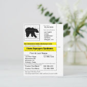 Aspergers Information Card v.2.0 ポストカード (スタンド正面)