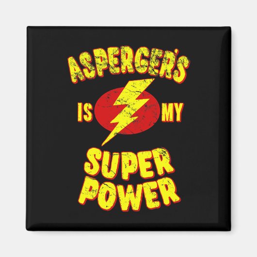 Asperger's Is My Super Power  マグネット (正面)