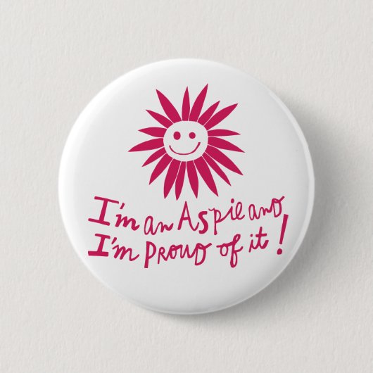 Aspieのプライドボタン 缶バッジ (正面)