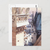 「Aspire」建築教会の水彩 ポストカード (正面/裏面)