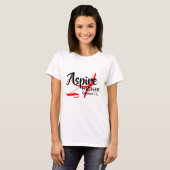 ASPIRE HIGHER インスパイア MONOGRAM CHRISTIAN WHITE Tシャツ (正面フル)