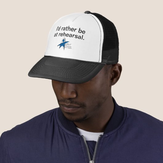 Aspire "I'd rather be at rehearsal" Trucker Hat キャップ (インサイチュ)