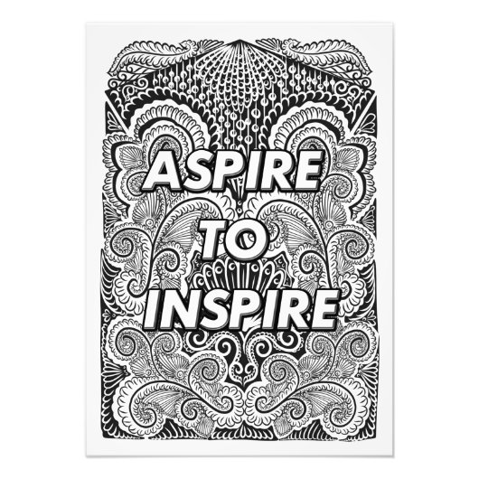 ASPIRE TO -インスパイア文前向き引用文 フォトプリント            (正面)