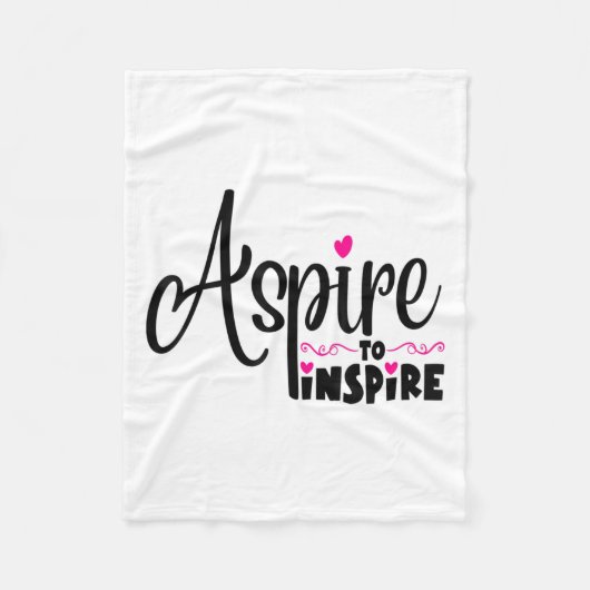 Asre To Insre Sitive Motivational Gift Tee  フリースブランケット (正面)