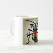 Assassin Bug 080824IREF201 - Watercolor コーヒーマグカップ (正面左)