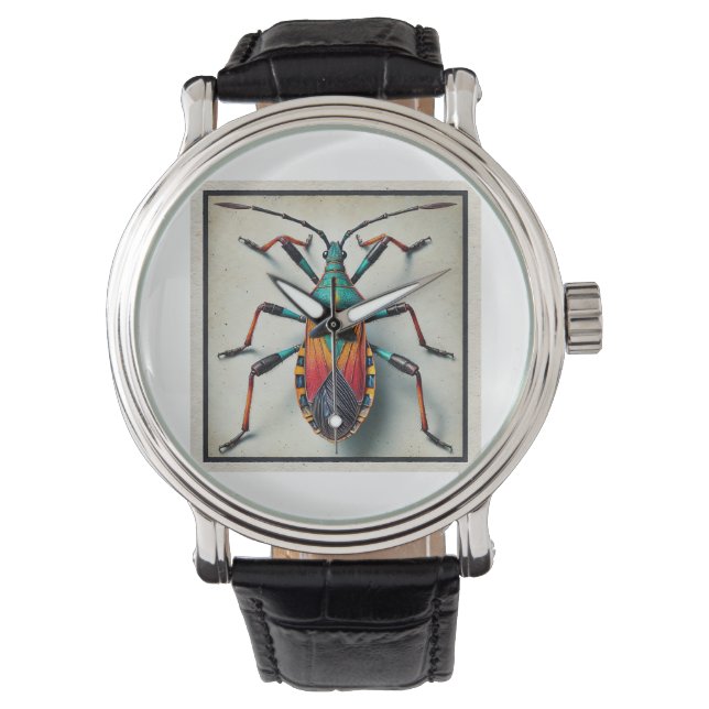 Assassin Bug 280824IREF201 - Watercolor 腕時計 (正面)