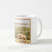 Assateagueの島の野生の馬 コーヒーマグカップ (正面右)