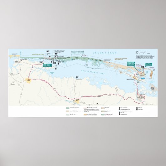 Assateague Island National Seashore ポスター (正面)